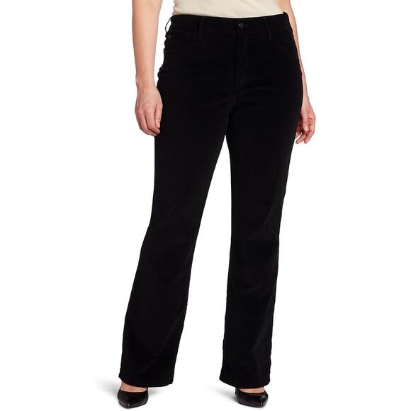 NYDJ Women's‎ Plus Size Barbara Bootcut Jeans in Corduroy - Size 24W - In Black - Picture 1 of 11